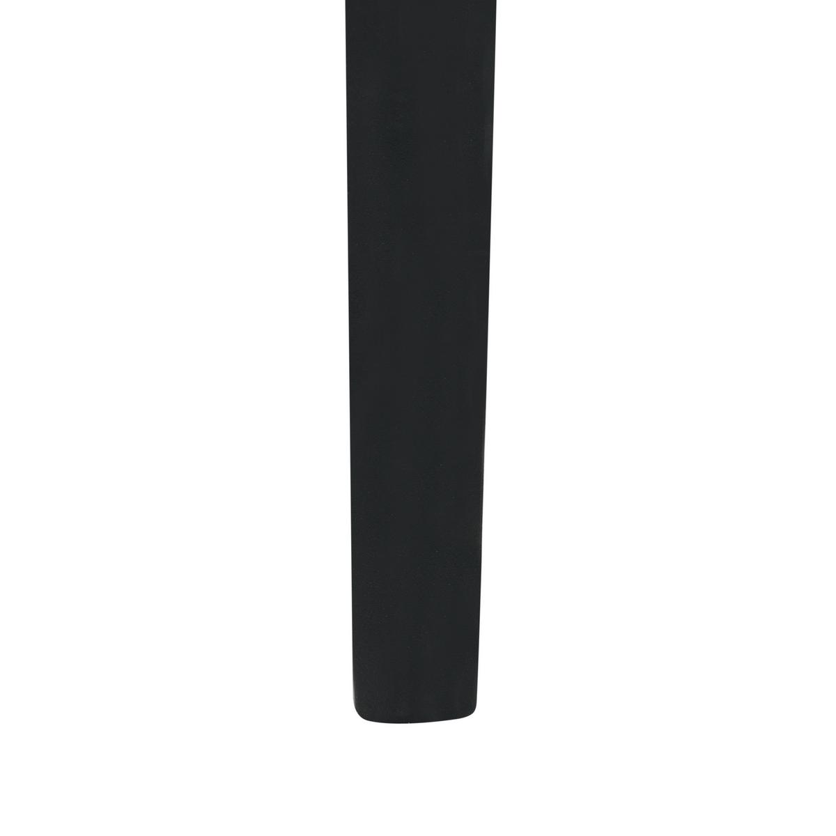 GARTENSTUHL 4er-Set Schwarz Sersale - Schwarz, Kunststoff (42/82/47cm) - Beliani
