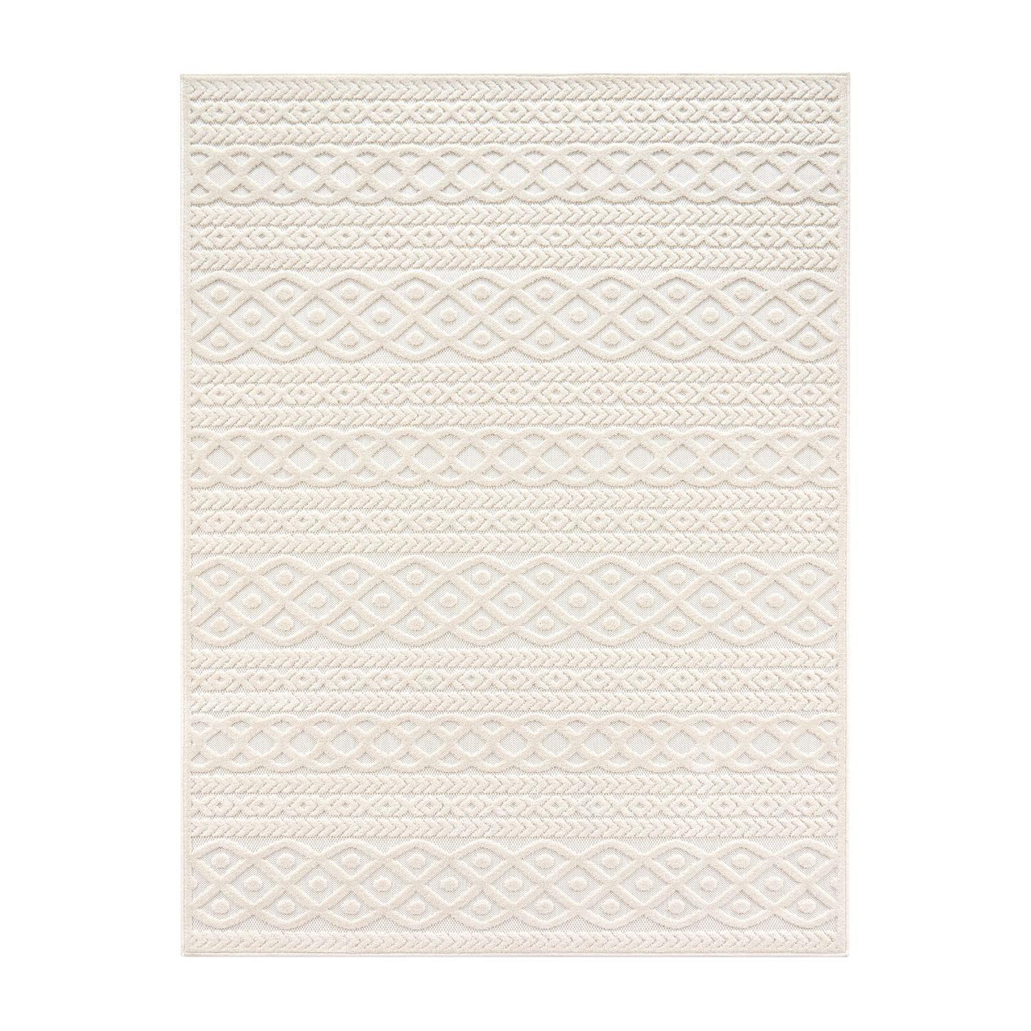 OUTDOORTEPPICH Ethno Creme 80 x 150 cm - Creme, Kunststoff (80/150cm) - TT Home