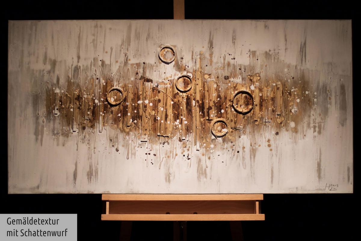 ÖLGEMÄLDE 120/60 cm - Braun, Holz/Textil (120/60cm) - KUNSTLOFT