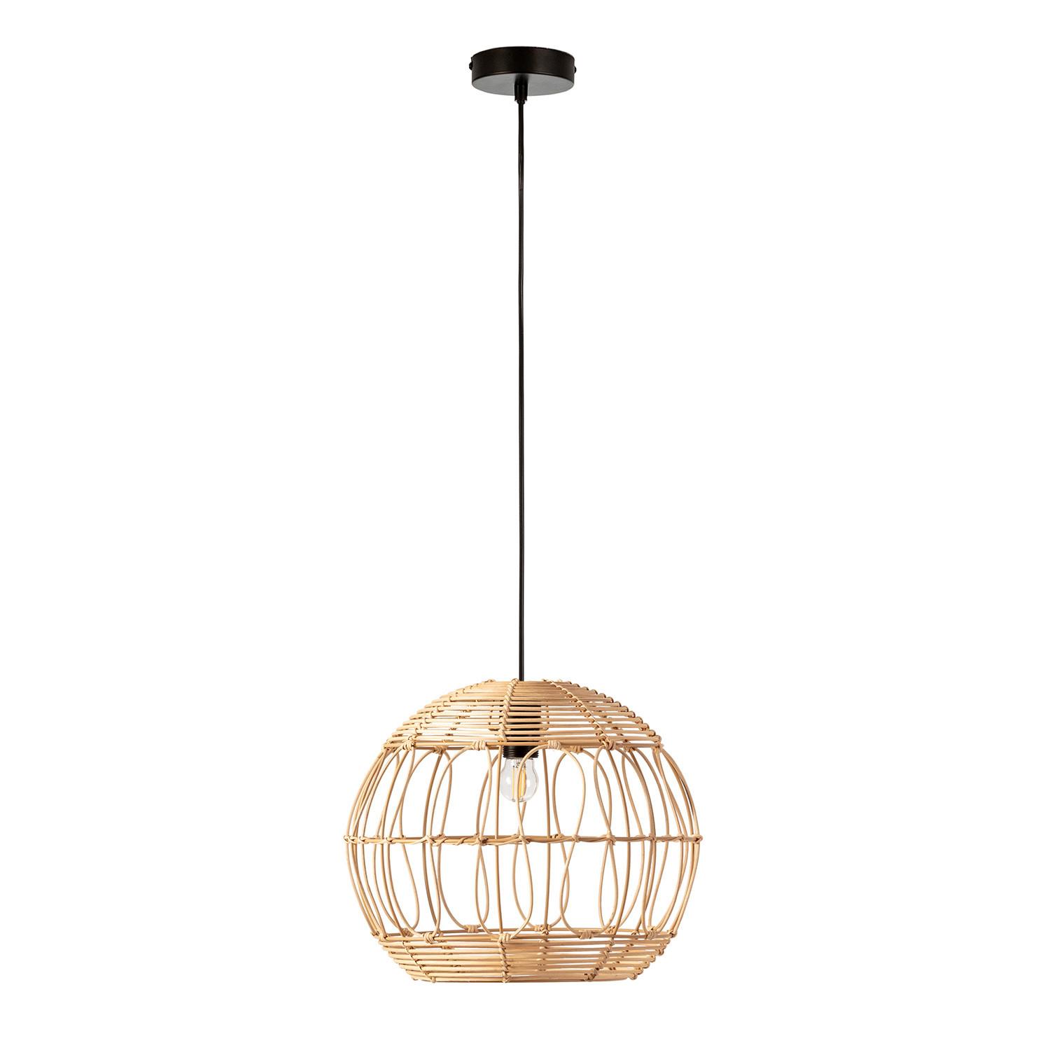 HÄNGELEUCHTE﻿ 39/39/155 Kaede - Beige, Naturmaterialien (39/39/155cm) - VS Venta-stock