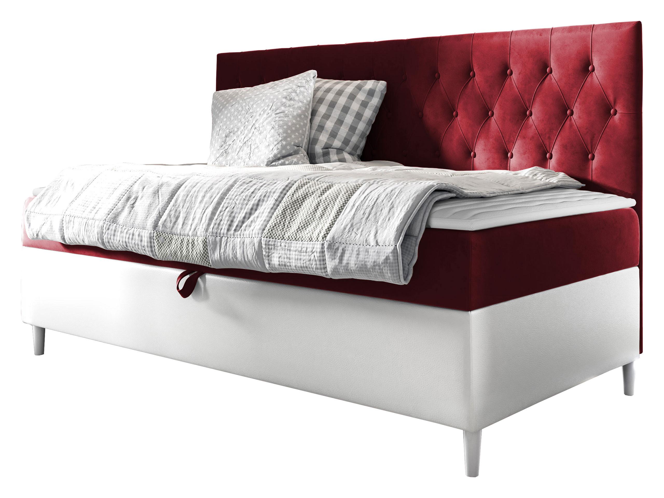 BOXBETT Filip Junior 2 - H3 - Rot/Weiß, Holz (90/200cm) - MIRJAN24