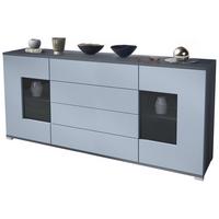 SIDEBOARD Grömitz Denim matt - Pastellblau, Holzwerkstoff (166.5/75.5/35cm) - Vladon