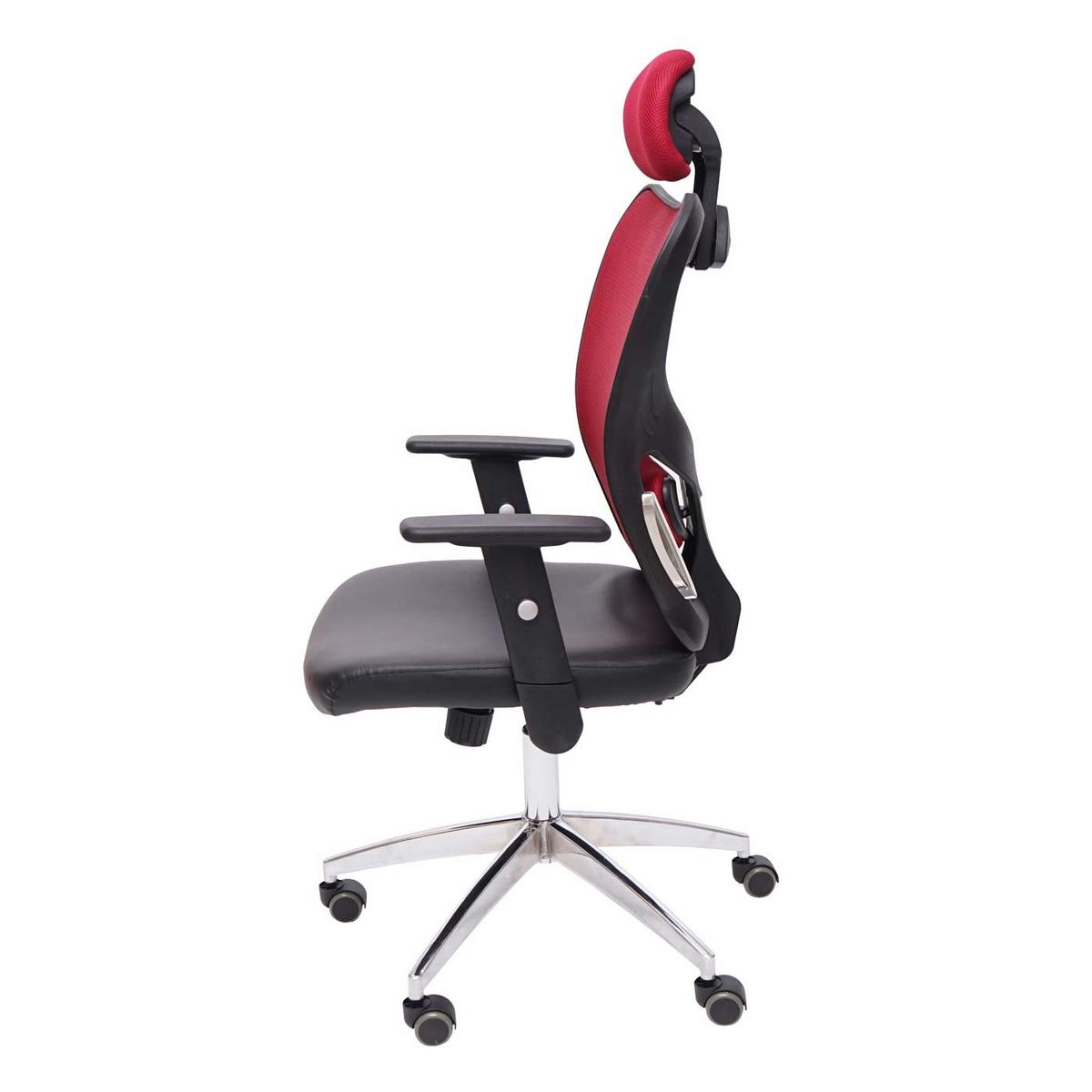 PROFI-BÜROSTUHL Rot - Rot, Textil (67/136/71cm) - MCW