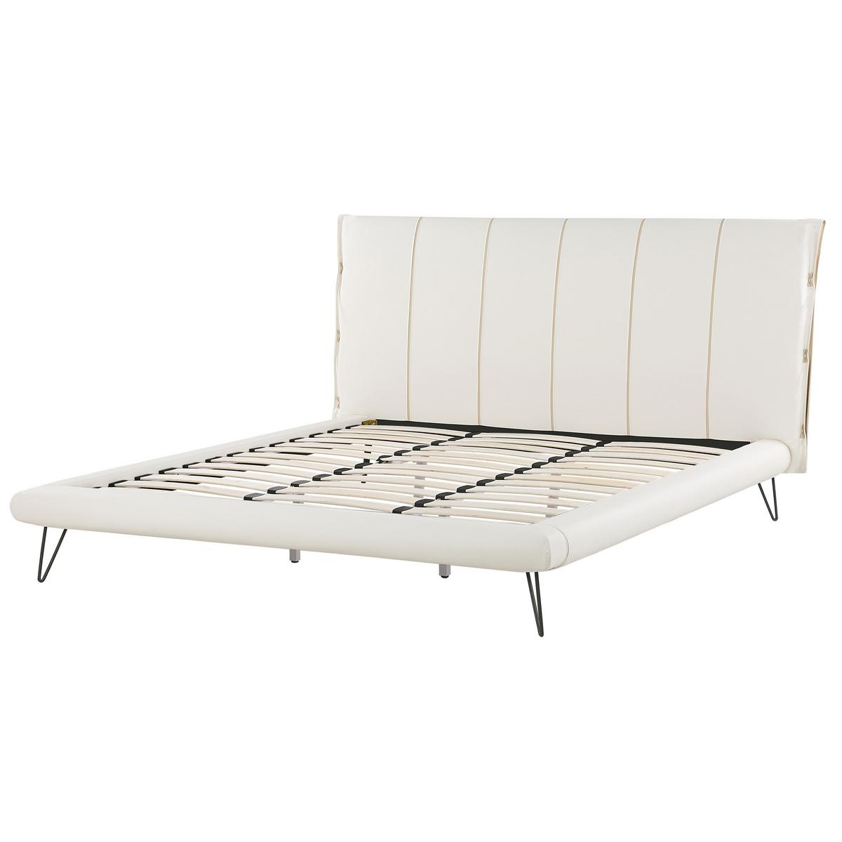 BETT 180/200cm Creme Betin - Creme, Textil (180/200cm) - Beliani