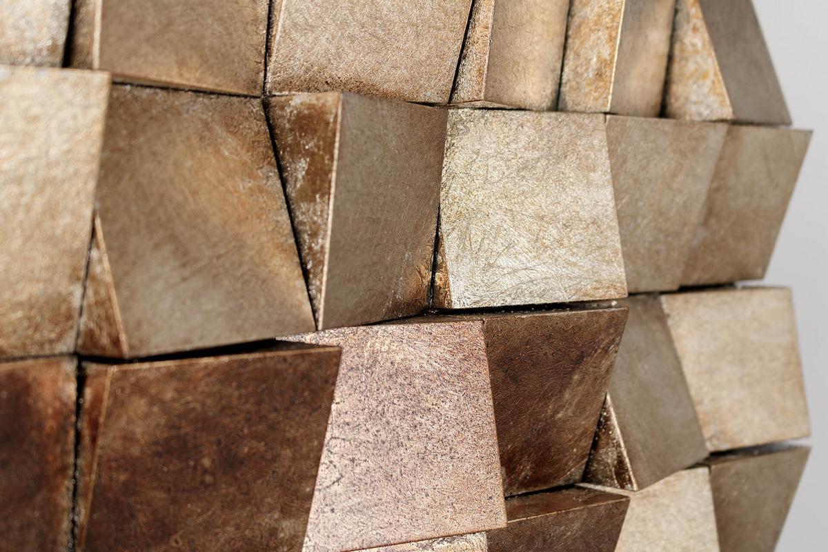 WANDBILD Braun 76/76 cm - Braun, Holz/Kunststoff (8.05/76cm) - KUNSTLOFT
