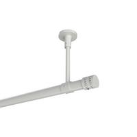 GARDINENSTANGE Sonette Estana 120 cm, 1-läufig, 20 mm Ø Weiß - Weiß, Metall (120cm) - INTERDECO