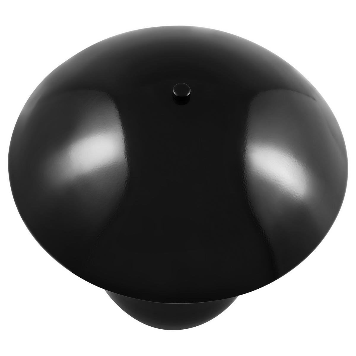 TISCHLAMPE Metall Schwarz Sigi - Schwarz, Metall (30/30/30cm) - Beliani
