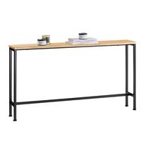 KONSOLENTISCH Natur-Schwarz - Schwarz/Naturfarben, Holzwerkstoff/Metall (20/120/65cm) - SoBuy