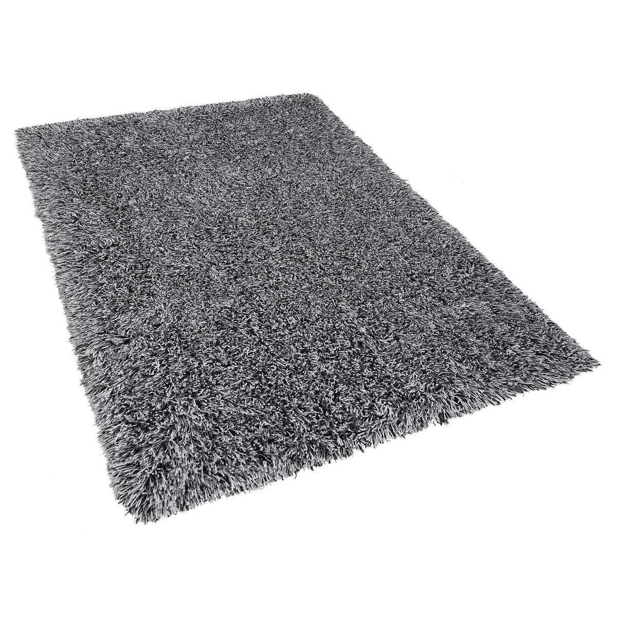 SHAGGY-TEPPICH Cide 230/160 cm - Schwarz, Kunststoff (160/230cm) - Beliani