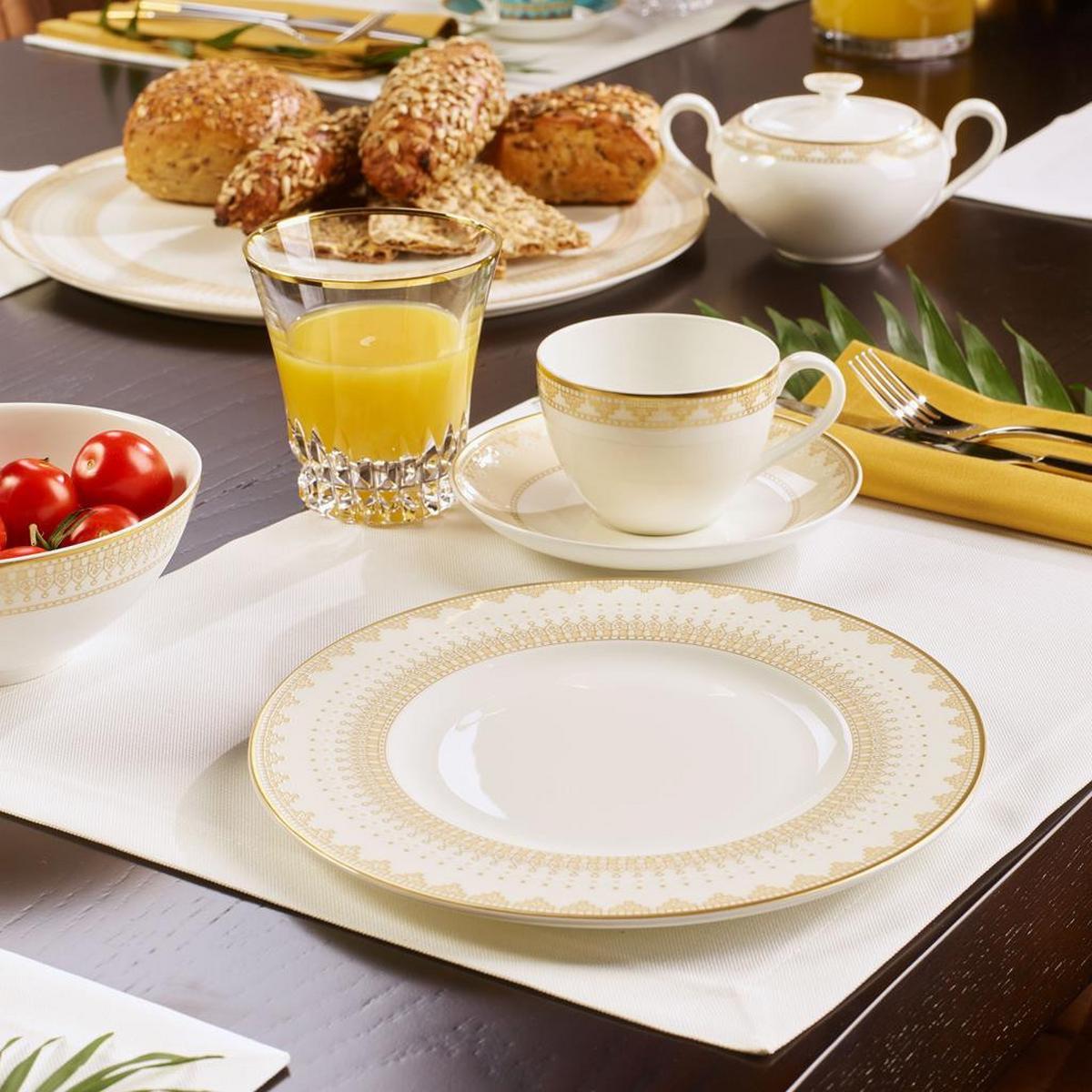 WASSERGLÄSER Grand Royal Gold transparent-gold 200 ml 2er Set - Transparent/Goldfarben, Glas (0.2L) - Villeroy & Boch