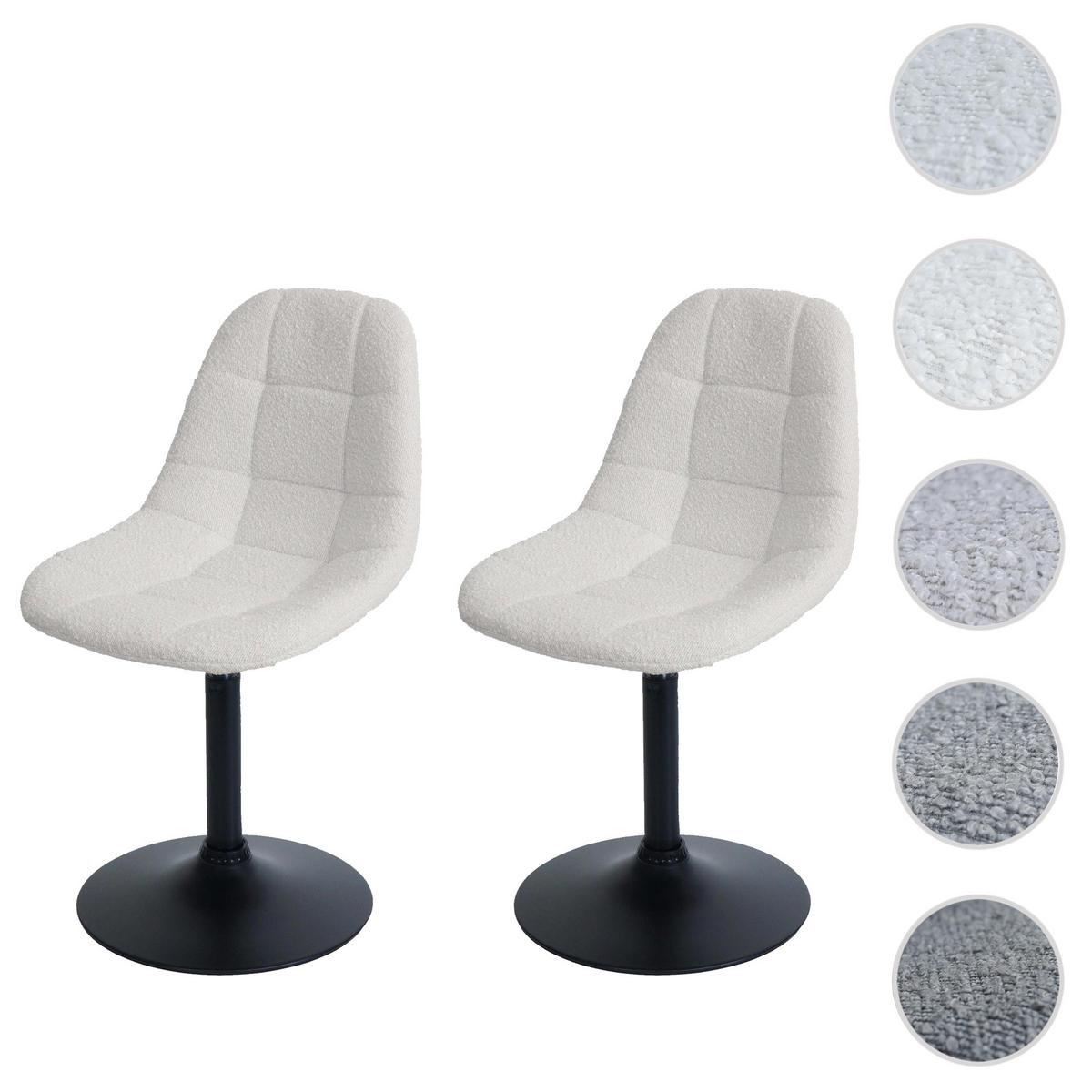 ESSZIMMERSTUHL Cremeweiß 2er-Set - Creme/Weiß, Textil (47/83/43cm) - MCW