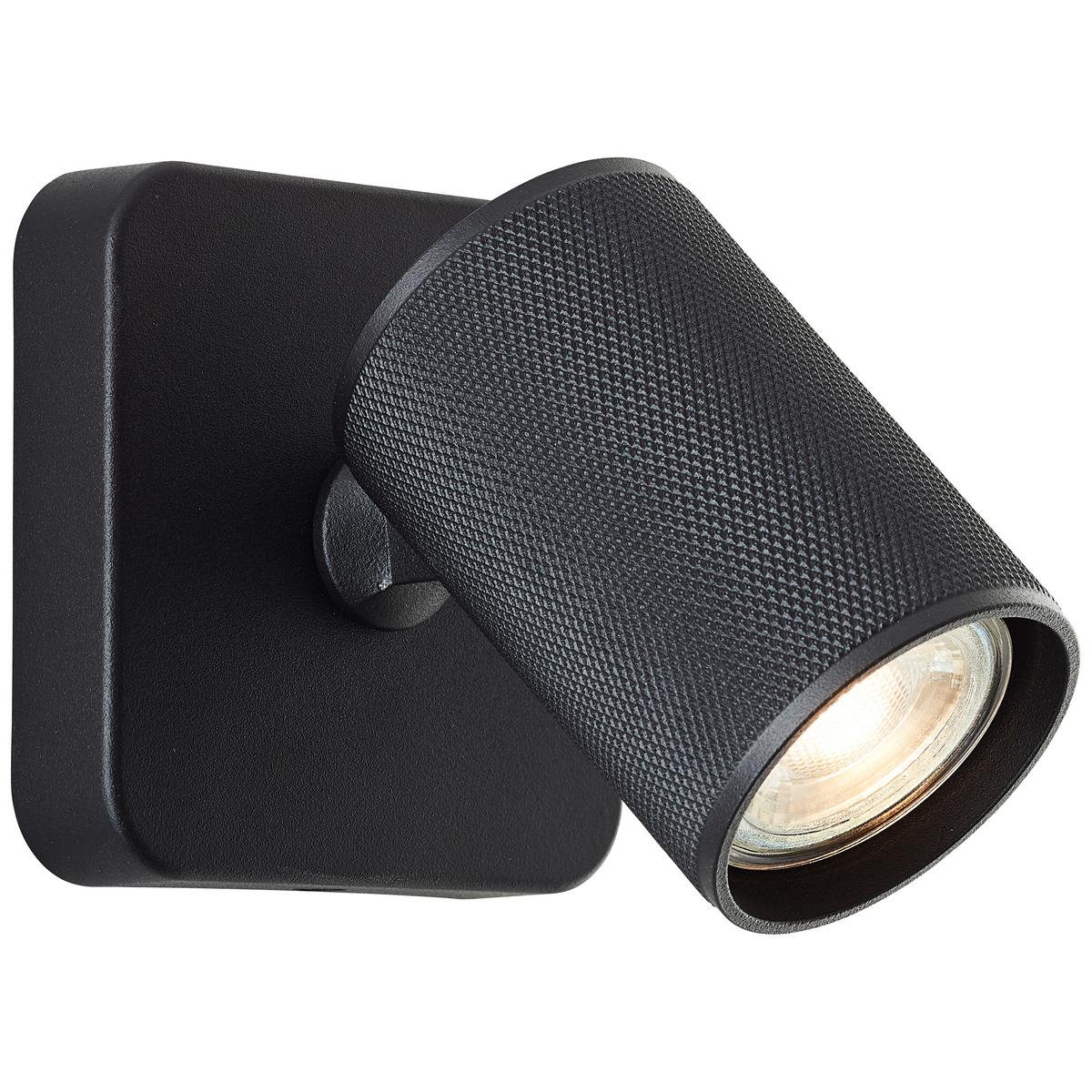 WANDSPOT Marty G99201/76 - Schwarz, Holz (10/12.1/10cm) - Brilliant