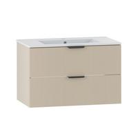 WASCHTISCH 80cm Astrid Kaschmir - Beige, Holzwerkstoff (80/50/45.8cm) - Petits-meubles