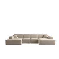 WOHNLANDSCHAFT Celes Premium Xs Opera - Beige, Holzwerkstoff/Textil (342/73/165cm) - Fun Möbel