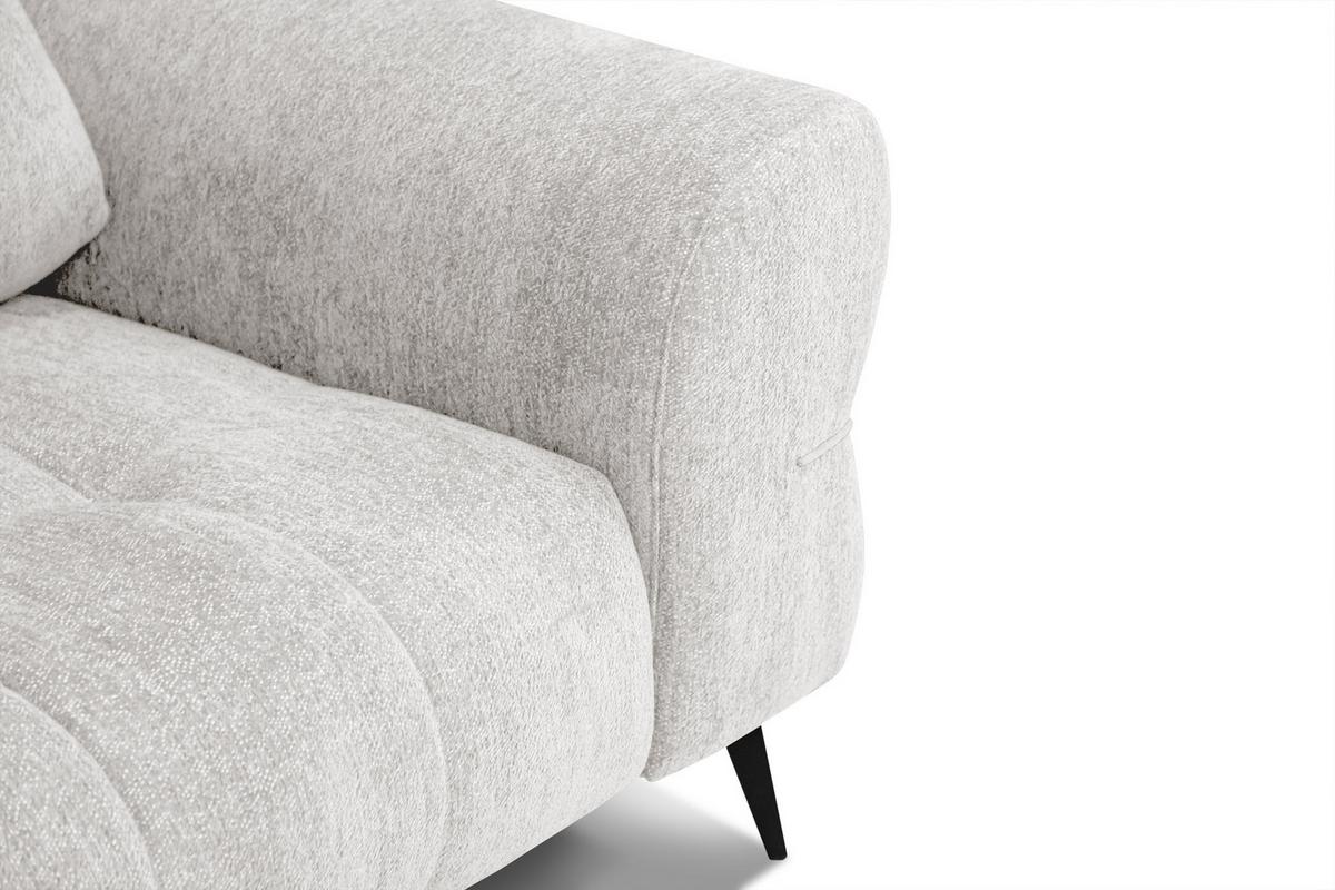 SOFA SALVINI 2,5-Sitzer, ecru - Ecru, Holz/Textil (206/88/99cm) - Wozimo