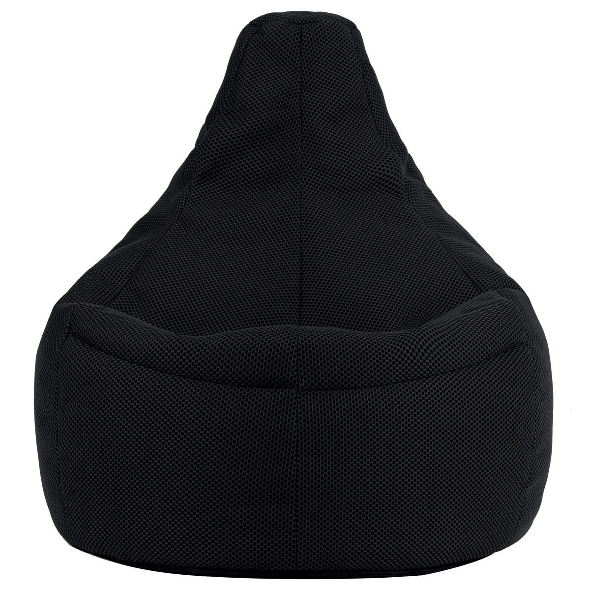 SITZSACK Dalton Techmesh Gaming XXL - Schwarz, Textil (94/85/92cm) - icon