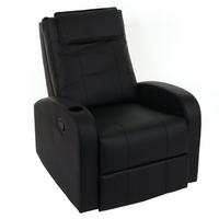 RELAXSESSEL Schwarz - Schwarz, Textil (76/99/96cm) - MCW