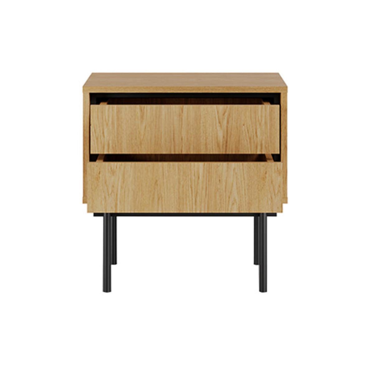 NACHTTISCH Vidia Holz - Braun, Holzwerkstoff (53.2/53.8/38cm) - Petits-meubles