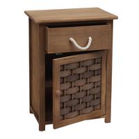 KOMMODE dunkelbraun, braun - Dunkelbraun/Braun, Holz (39/55/28cm) - MCW