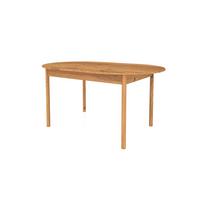 TISCH OVAL AUSZIEHBAR INA Wildeiche - Wildeiche, Holz (140/80/77cm) - byoak