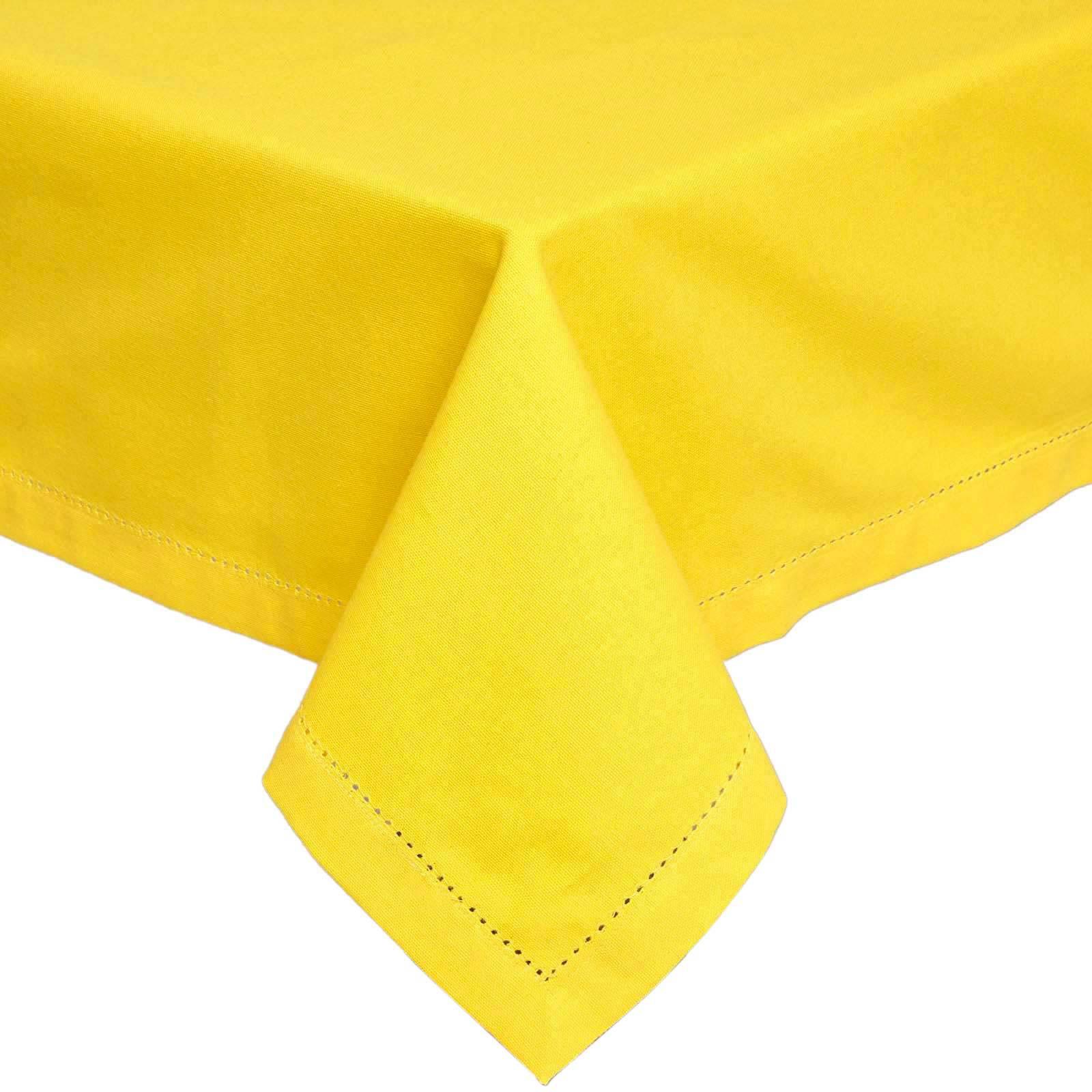 TISCHDECKE gelb 178/300 cm, 100% Baumwolle - Gelb, Textil (178/300cm) - Homescapes