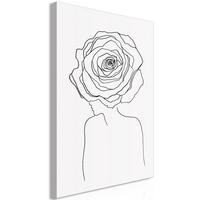 KUNSTDRUCK Schwarz-Weiß 40/60 cm - Schwarz, Textil (40/60cm) - KUNSTLOFT