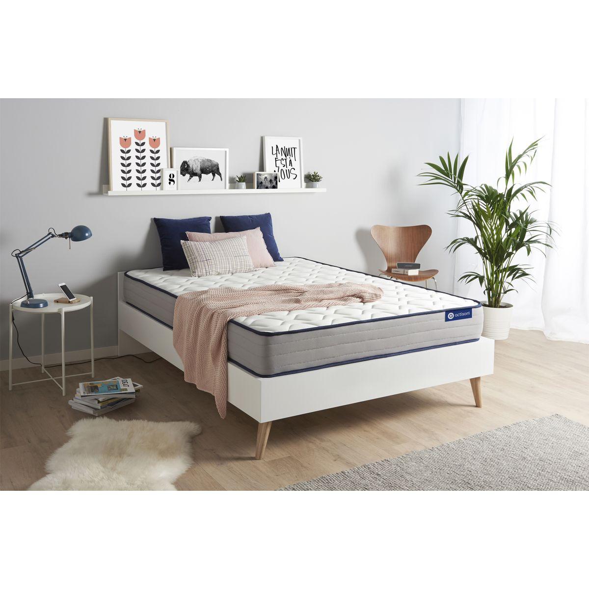 MATRATZE Actimemo form Memory-Schaum 160 x 220 cm h3 - Weiß, Textil (160/220cm) - ACTISOM