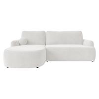 ECKSOFA Loridu Premium, Seite: Links - Creme/Schwarz, Holz/Kunststoff (250/174cm) - MIRJAN24