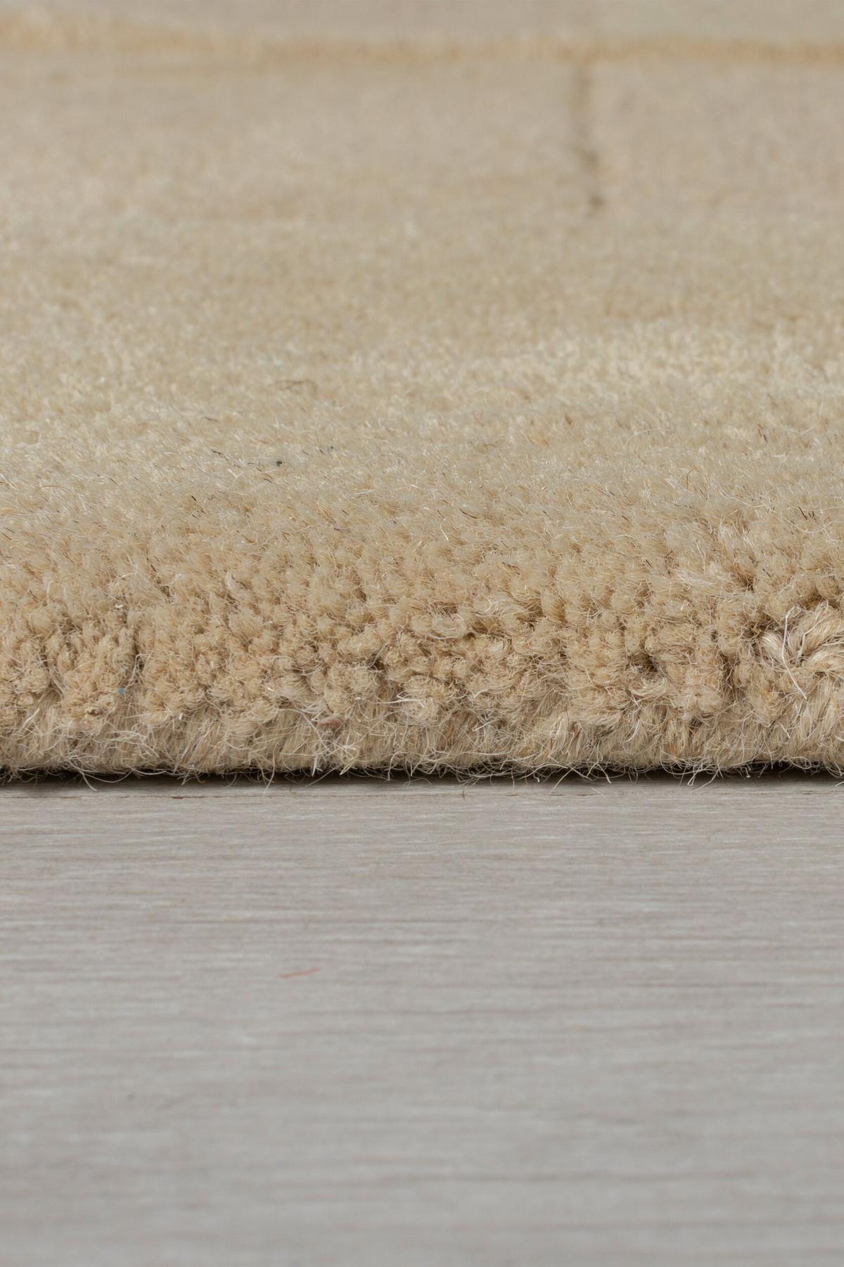 WOLLTEPPICH DEBEN, geometrisch, aus Wolle, Natur, 160 x 230 cm - Braun, Textil (230/160cm) - KADIMA DESIGN