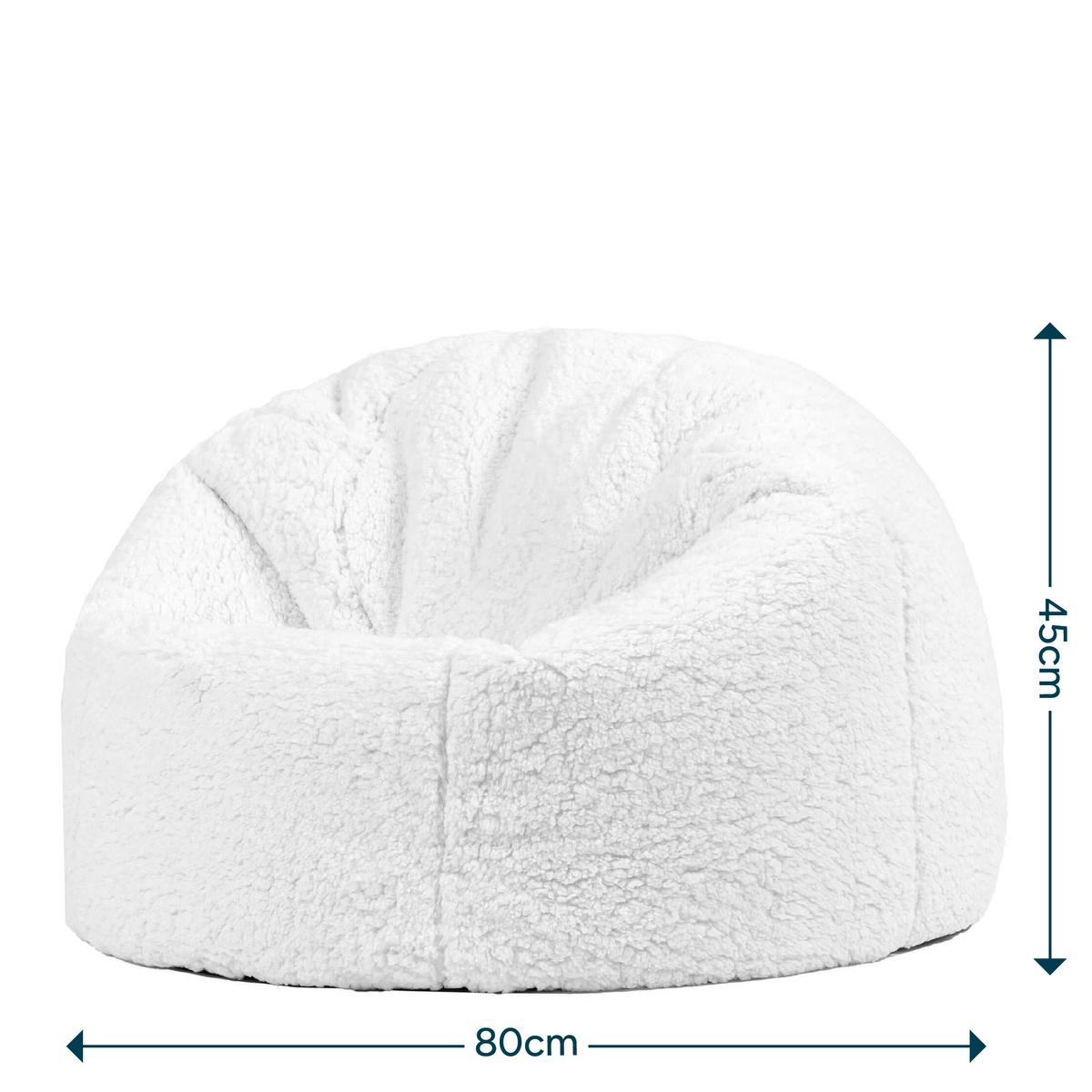 KINDERSITZSACK Kingston Fleece - Mokka, Textil (80/45/80cm) - icon