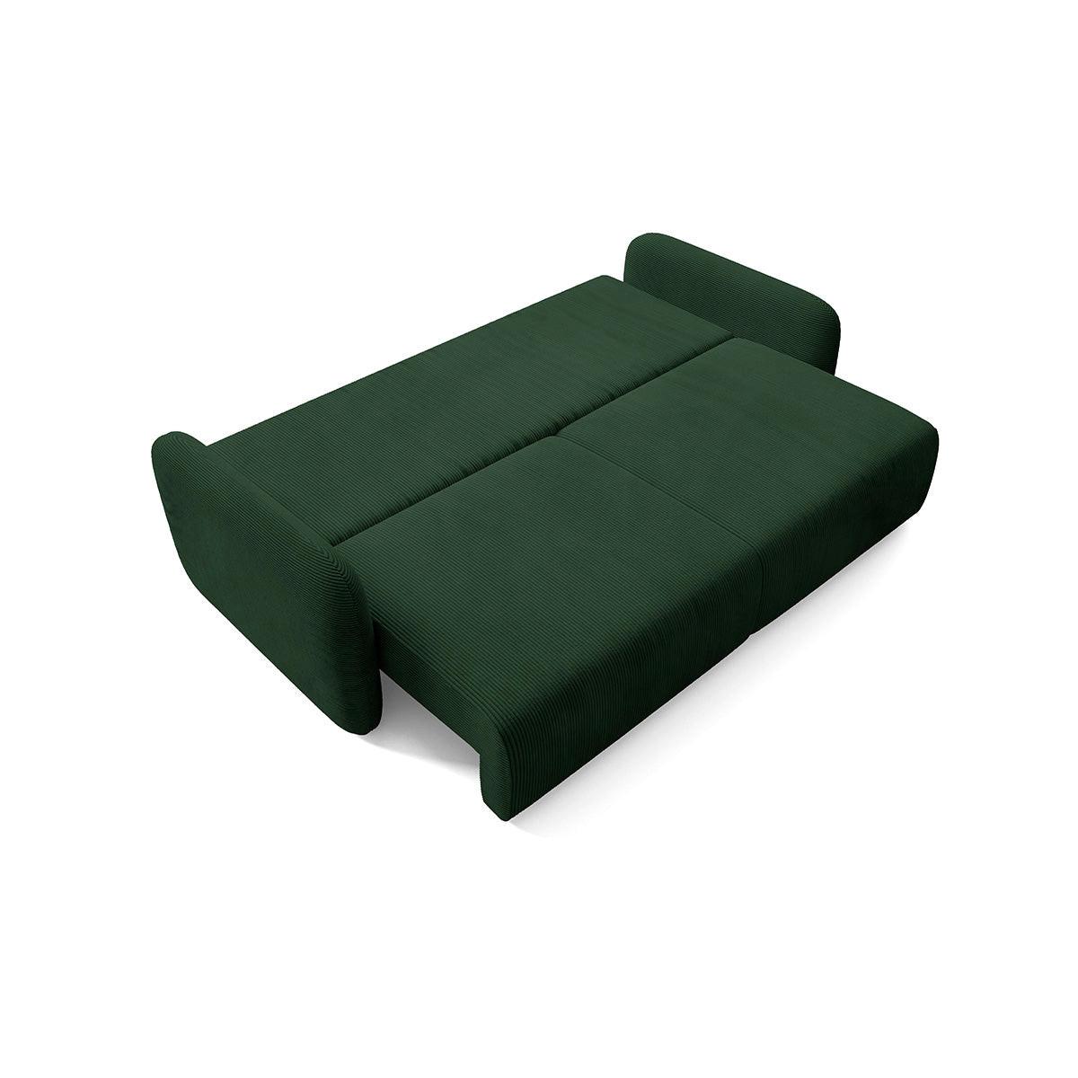 SOFA Dora 3 Sitzplätze Tannengrün - Grün, Holz (233/92/110cm) - Petits-meubles