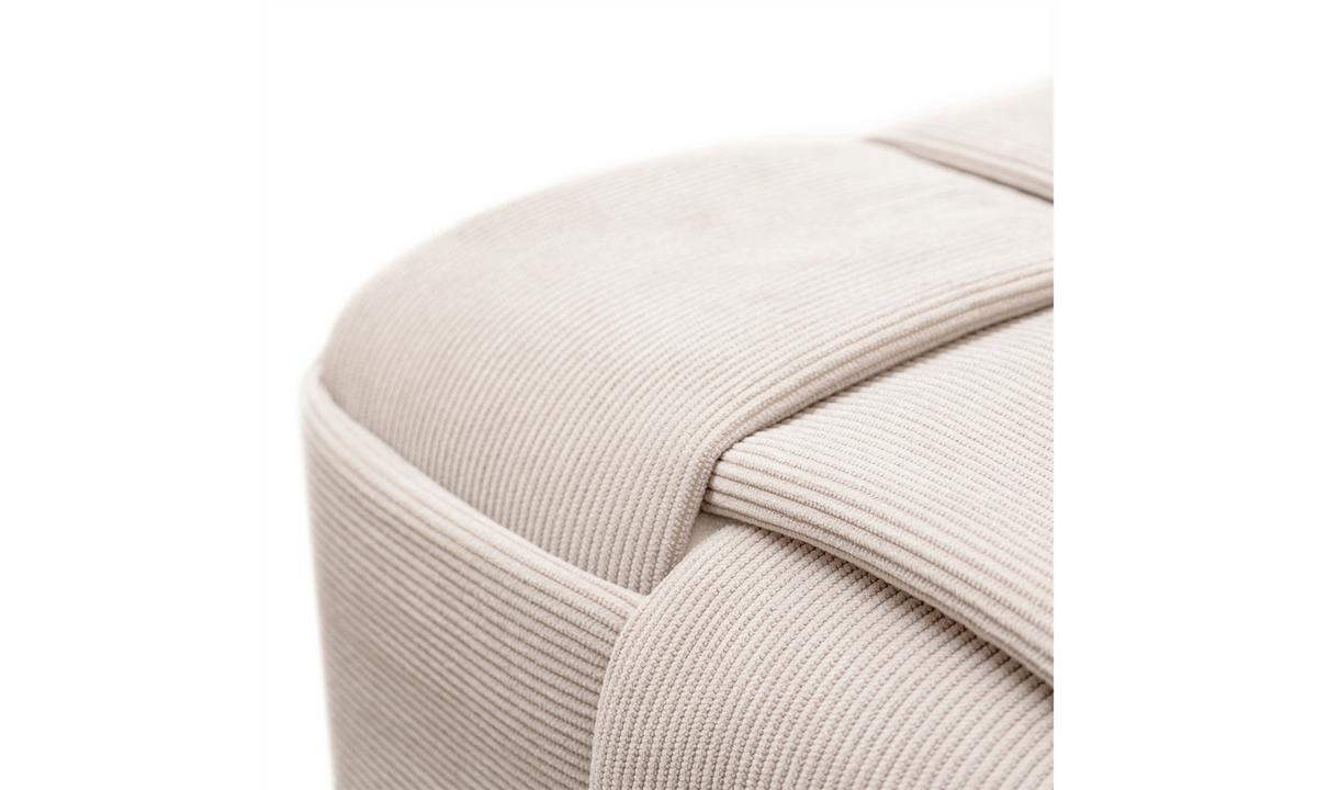 HOCKER CUBETTO 38/38/38 cm Beige - Beige, Textil (38/38/38cm) - Lookway