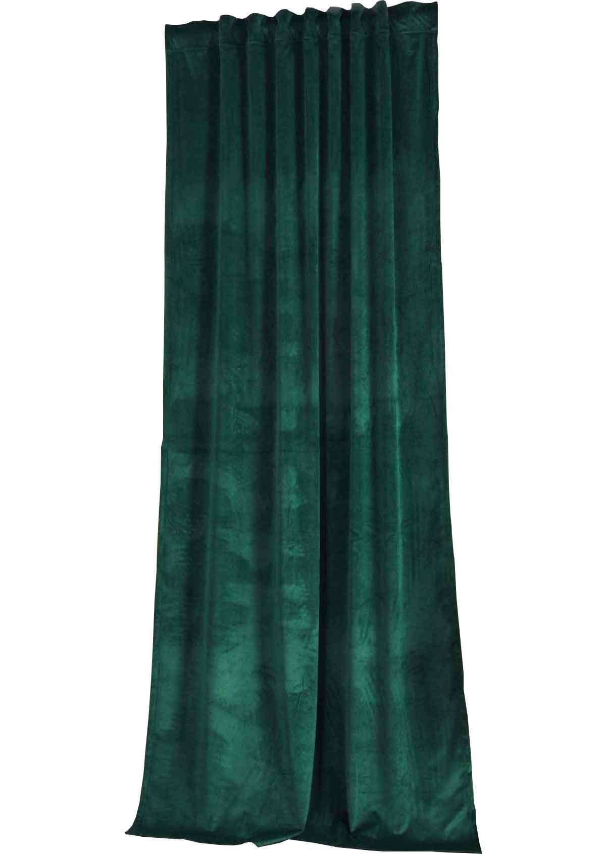 VORHANG MILANO HxB 235x135 cm Grün - Grün, Textil (135/235cm) - Gardinenbox