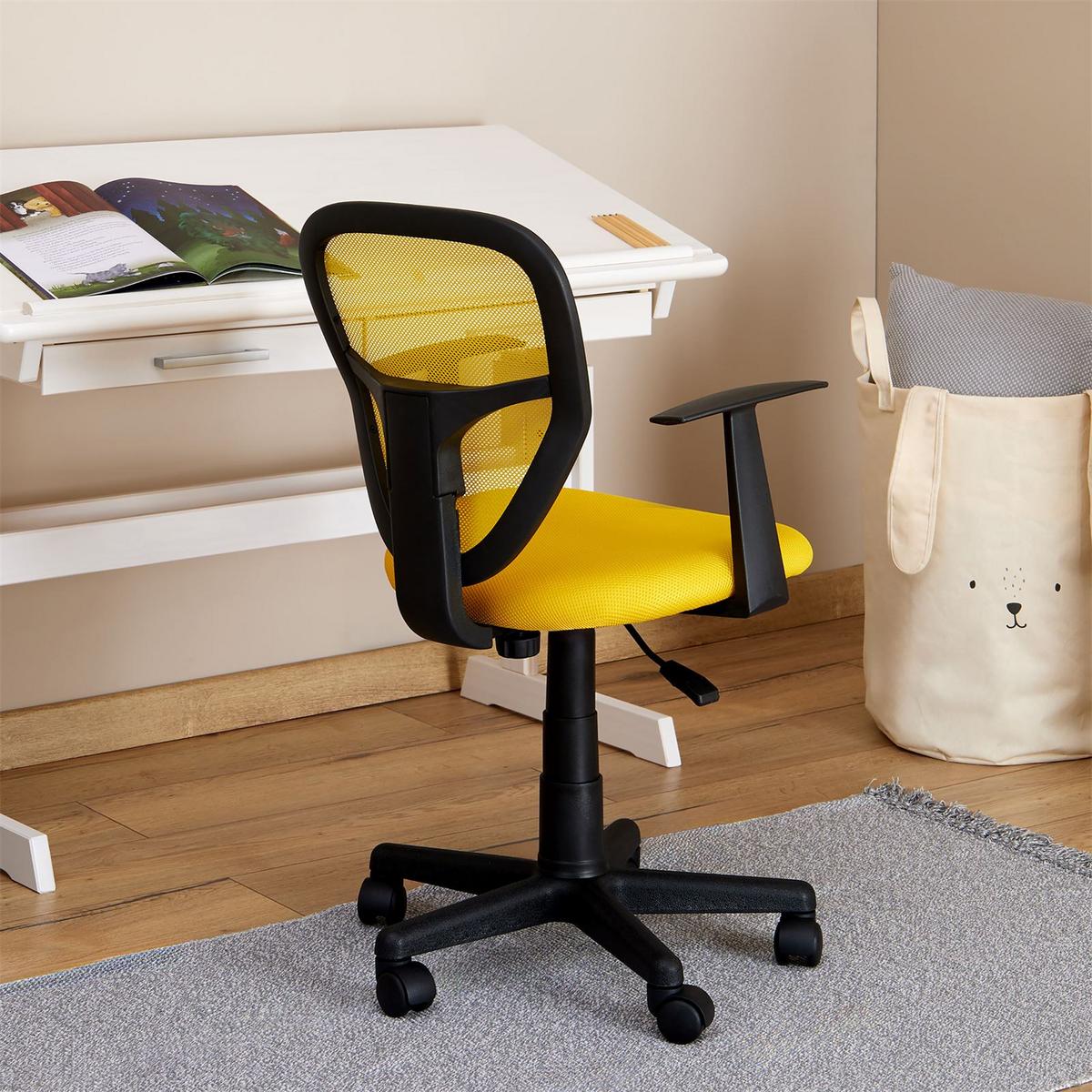 KINDERDREHSTUHL STUDIO - Gelb, Textil (53/92/52cm) - IDIMEX