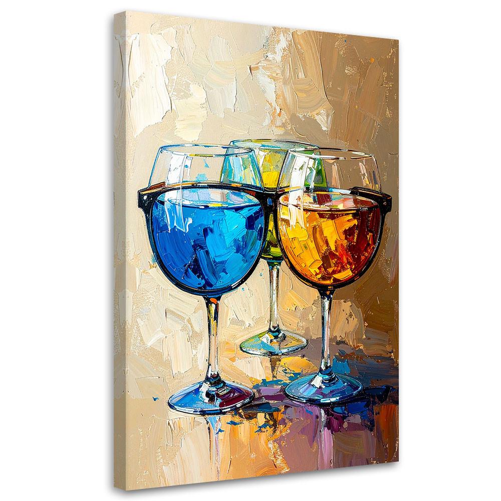 LEINWANDBILD Essen & Trinken 20x30cm - Multicolor, Textil (20/30cm) - Feeby