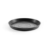 BLUMENTOPFUNTERSETZER rund 28,7/28,7/3 cm Dunkelgrau - Dunkelgrau, Kunststoff (28.7/3cm) - Ecopots