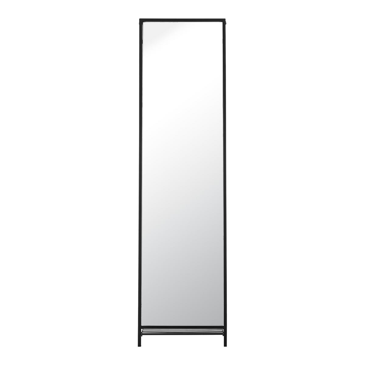 STANDSPIEGEL Ruffano - Schwarz, Glas/Metall (40/160/148.5cm) - [en.casa]