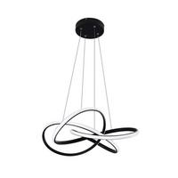 PENDELLEUCHTE Zephyr 53/53/16 cm - Schwarz, Metall (53/53/16cm) - Nettlife