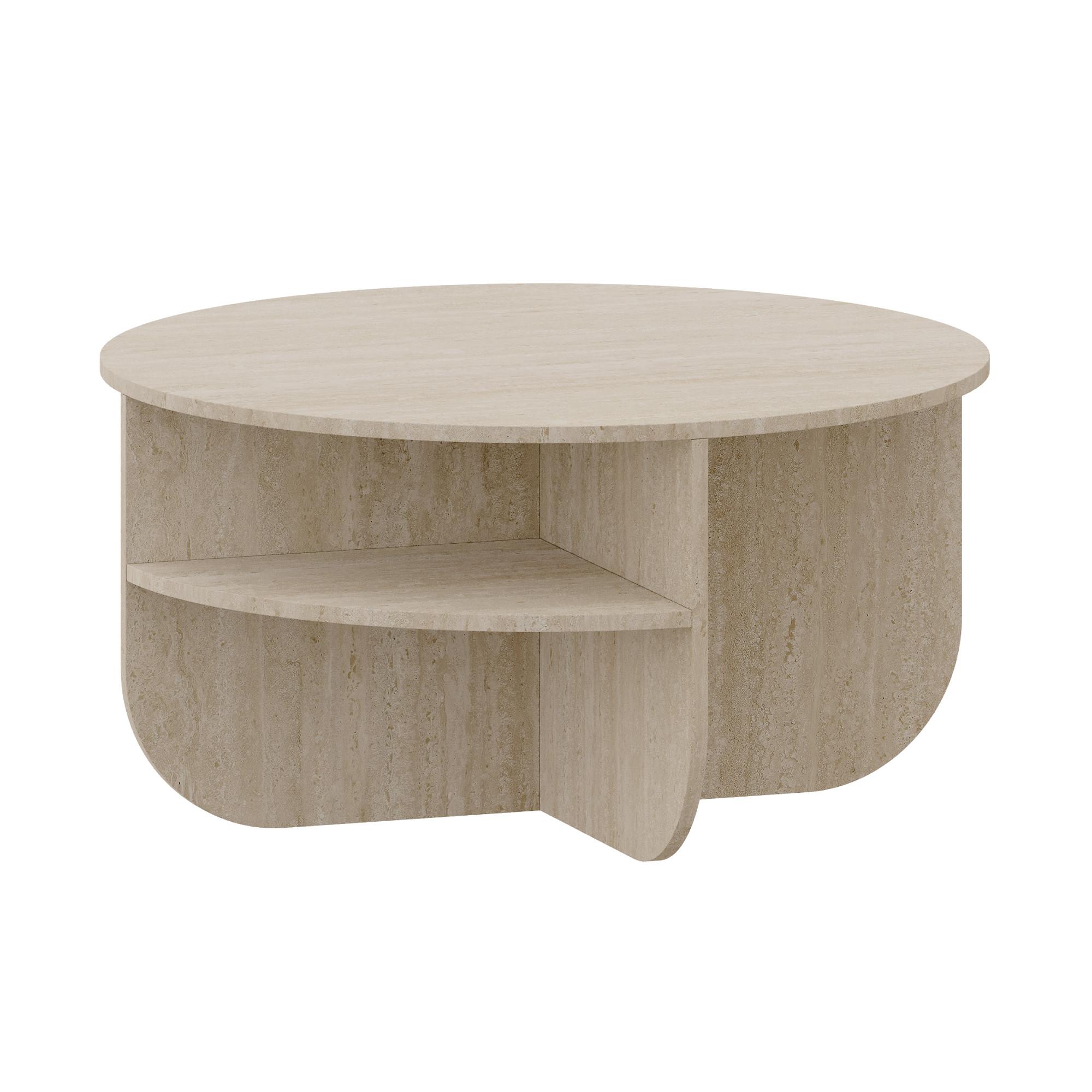 COUCHTISCH Reykhon 80/80/41 cm - Beige, Holzwerkstoff (80/80/41cm) - [en.casa]