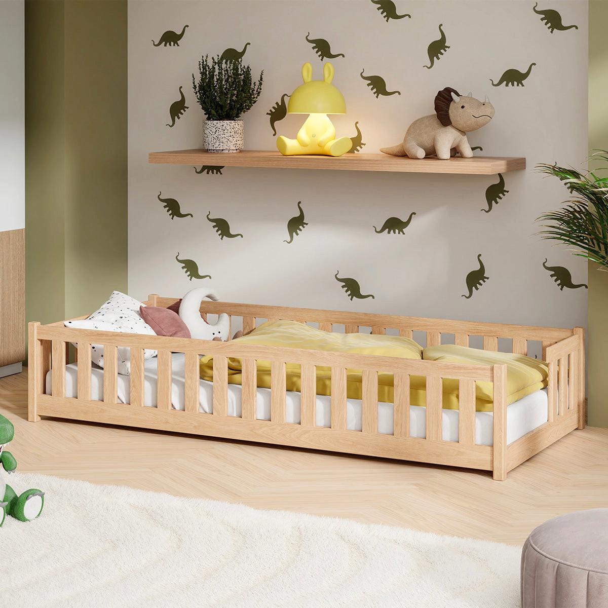 BETT Théa Holz - Braun, Holz - Petits-meubles