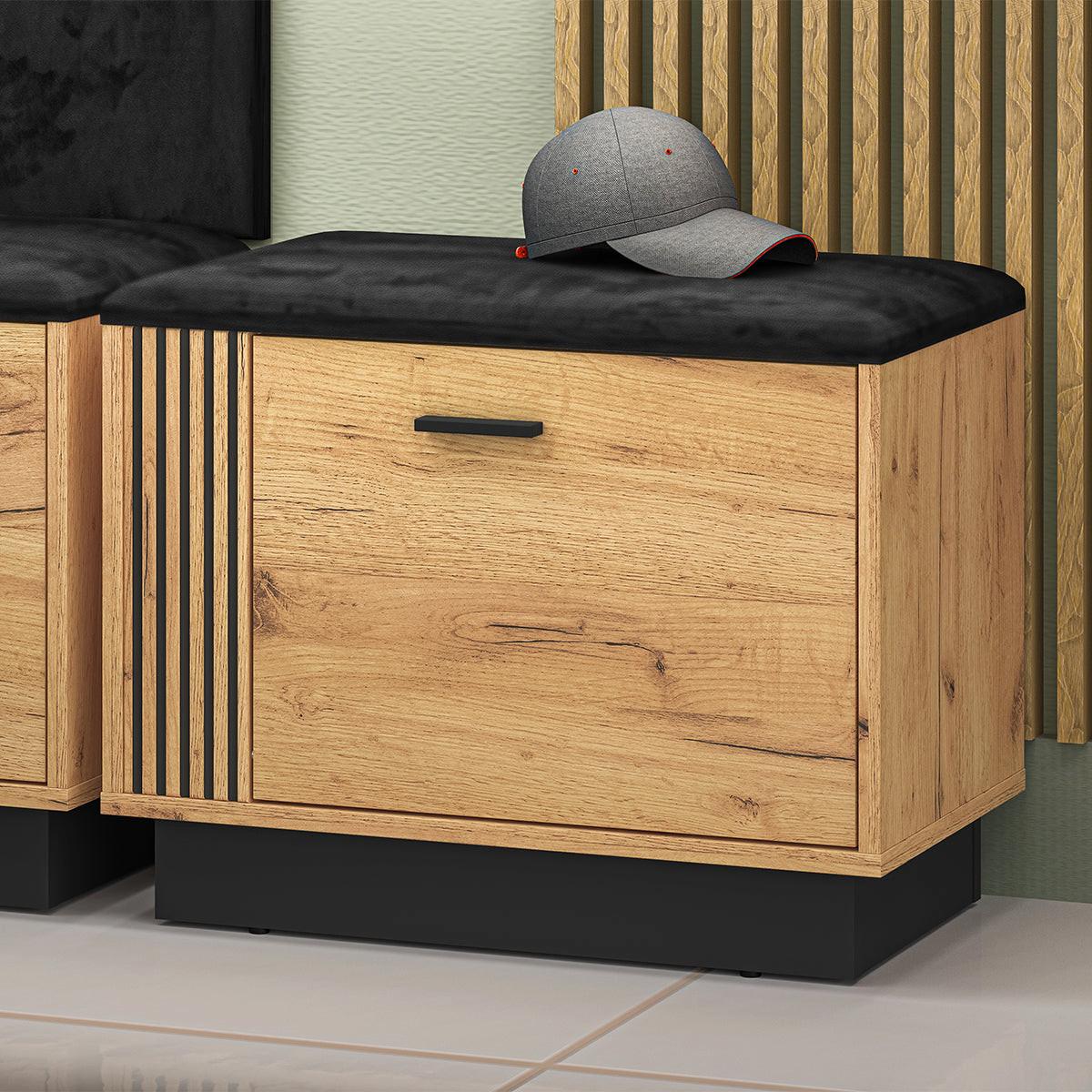 SCHUHMÖBEL Nilo Holz - Braun, Holzwerkstoff (60/49/34cm) - Petits-meubles