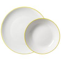 TAFELSERVICE Adela gelb 12-tlg. - Gelb, Keramik (2/2/2cm) - Ritzenhoff Breker