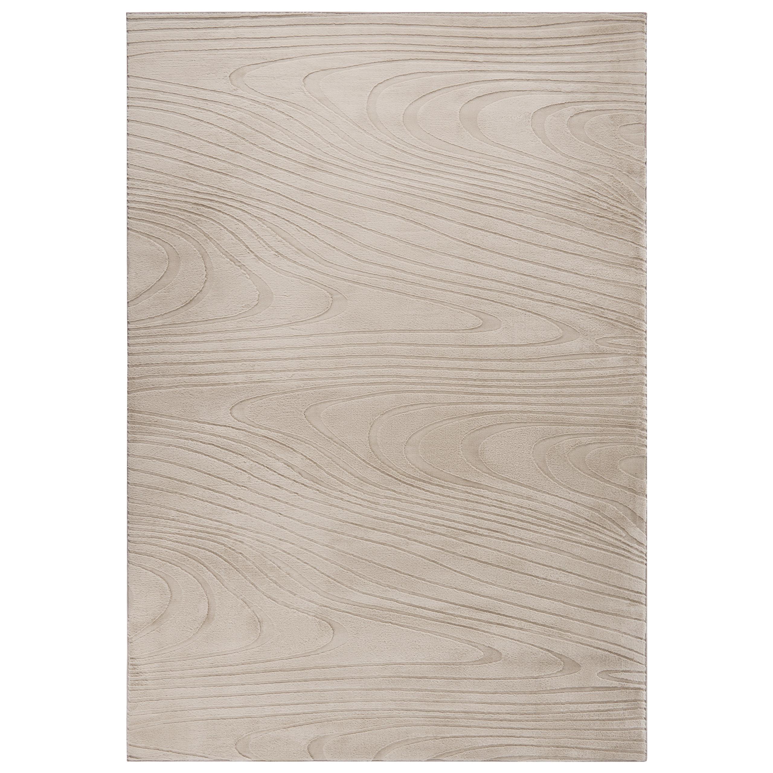 KUNSTFELLTEPPICH Beige 160/230 cm Ontake - Beige, Kunststoff (160/230cm) - Beliani