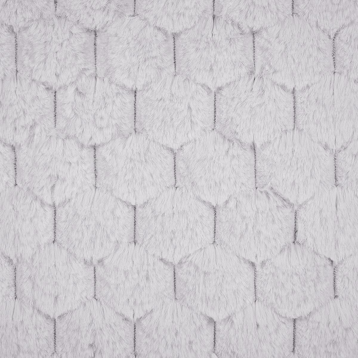 DEKOKISSEN 2er-Set Hellgrau 43/43 cm Purslane - Hellgrau, Textil (43/43cm) - Beliani