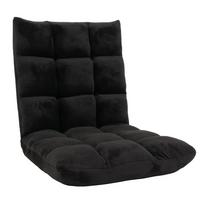 BODENSESSEL Schwarz - Schwarz, Textil (50/55/55cm) - MCW