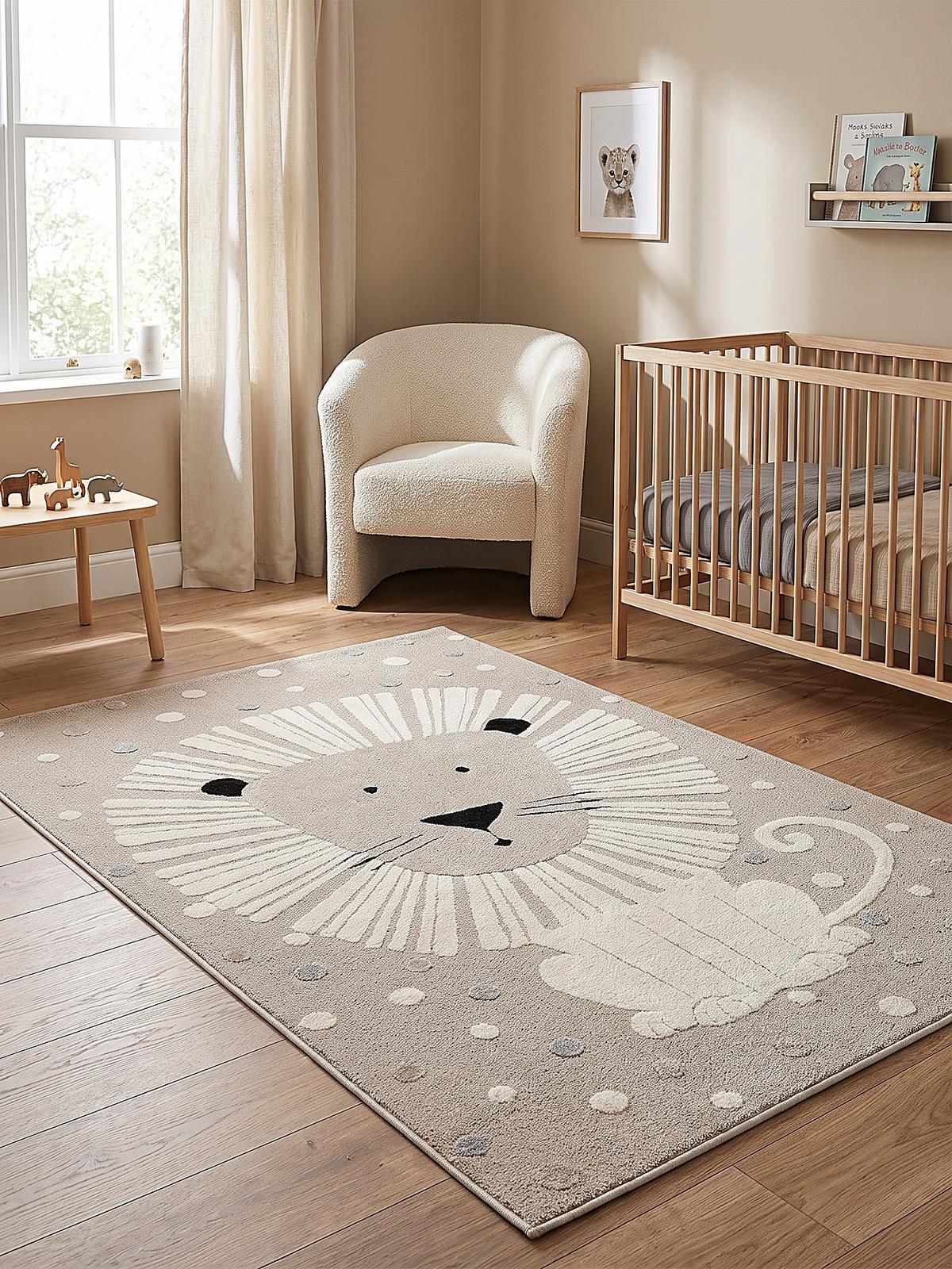 KINDERTEPPICH Kurzflor VELT Polypropylen Beige 80 x 150 cm - Beige, Textil (80/150cm) - KADIMA DESIGN