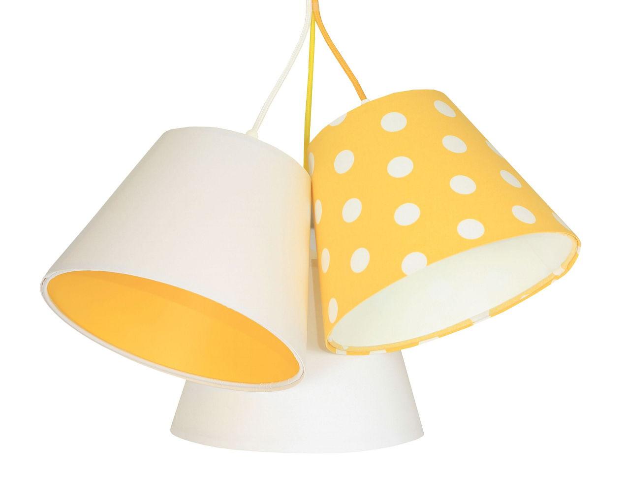 HÄNGELEUCHTE Weiß 26/19 cm - Gelb/Weiß, Kunststoff (26/0.8/19cm) - ONZENO