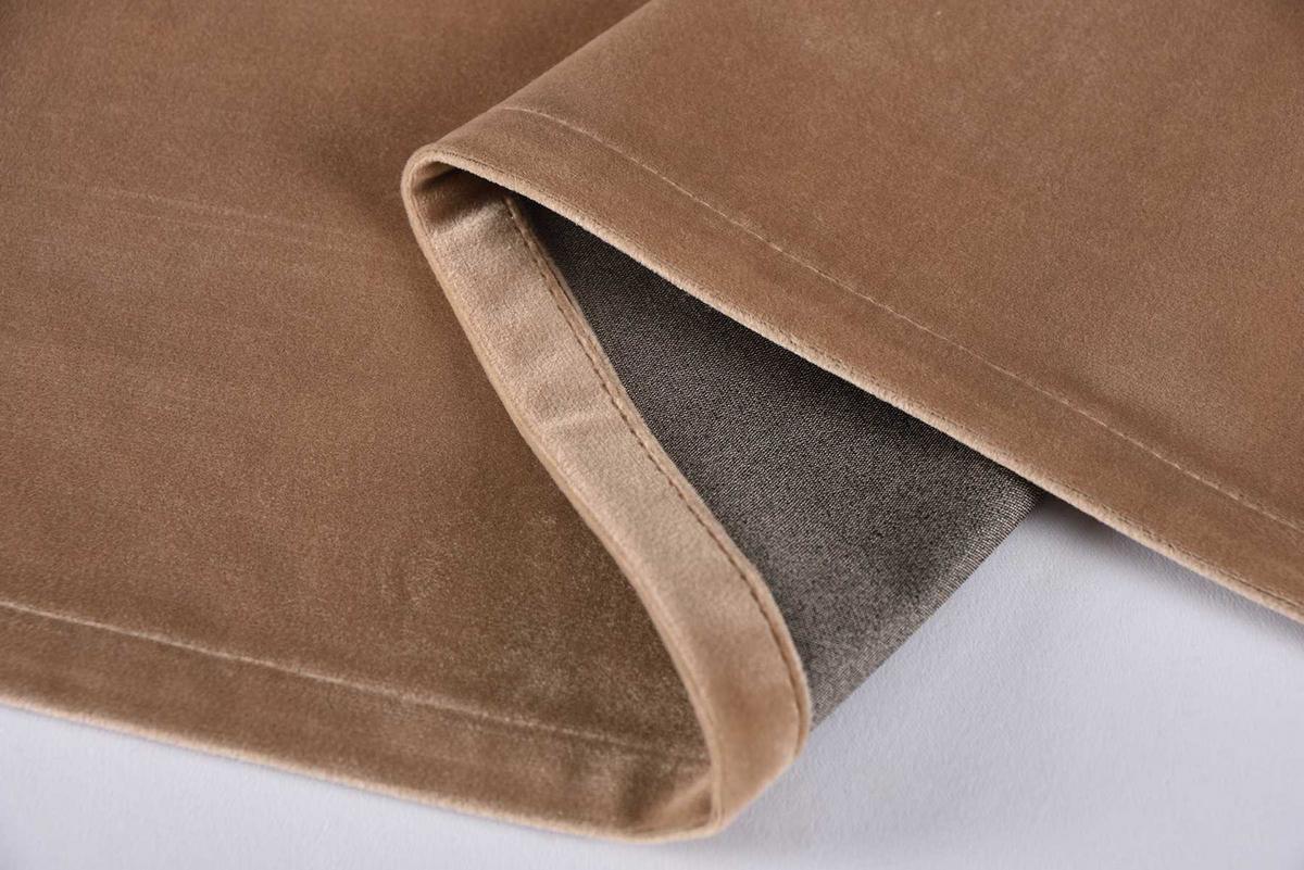 VORHANG 2ER SET MILANO HxB 280x135 cm Sand - Sandfarben, Textil (135/280cm) - Gardinenbox