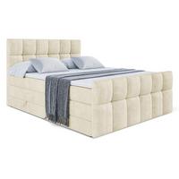 BOXSPRINGBETT RICAR-Z KING - 160 x 200 - H3/H4 - Beige - Beige, Holzwerkstoff (160/200cm) - ALTDECOR