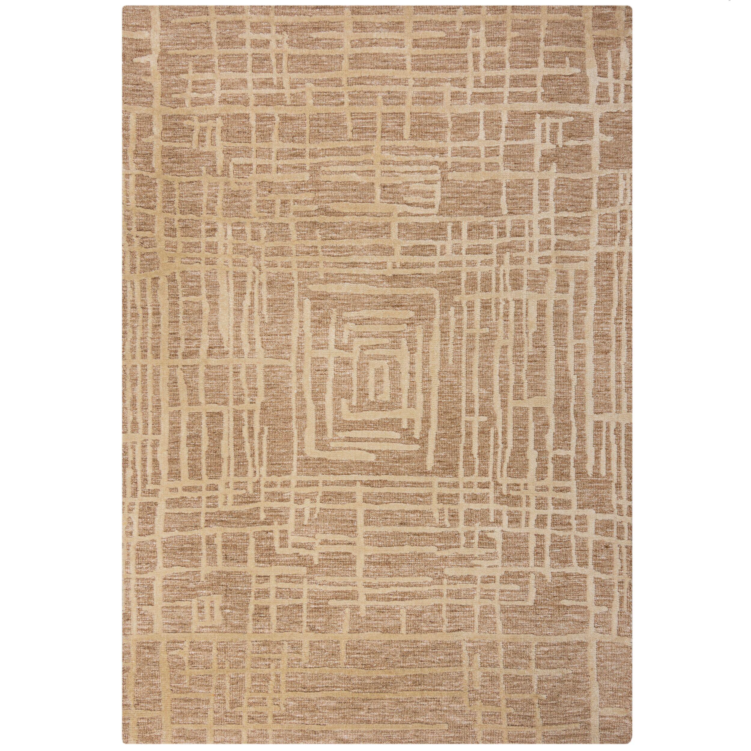 TEPPICH ARLEN, geometrisch, Senfgelb, 200 x 300 cm - Goldfarben, Textil (300/200cm) - KADIMA DESIGN